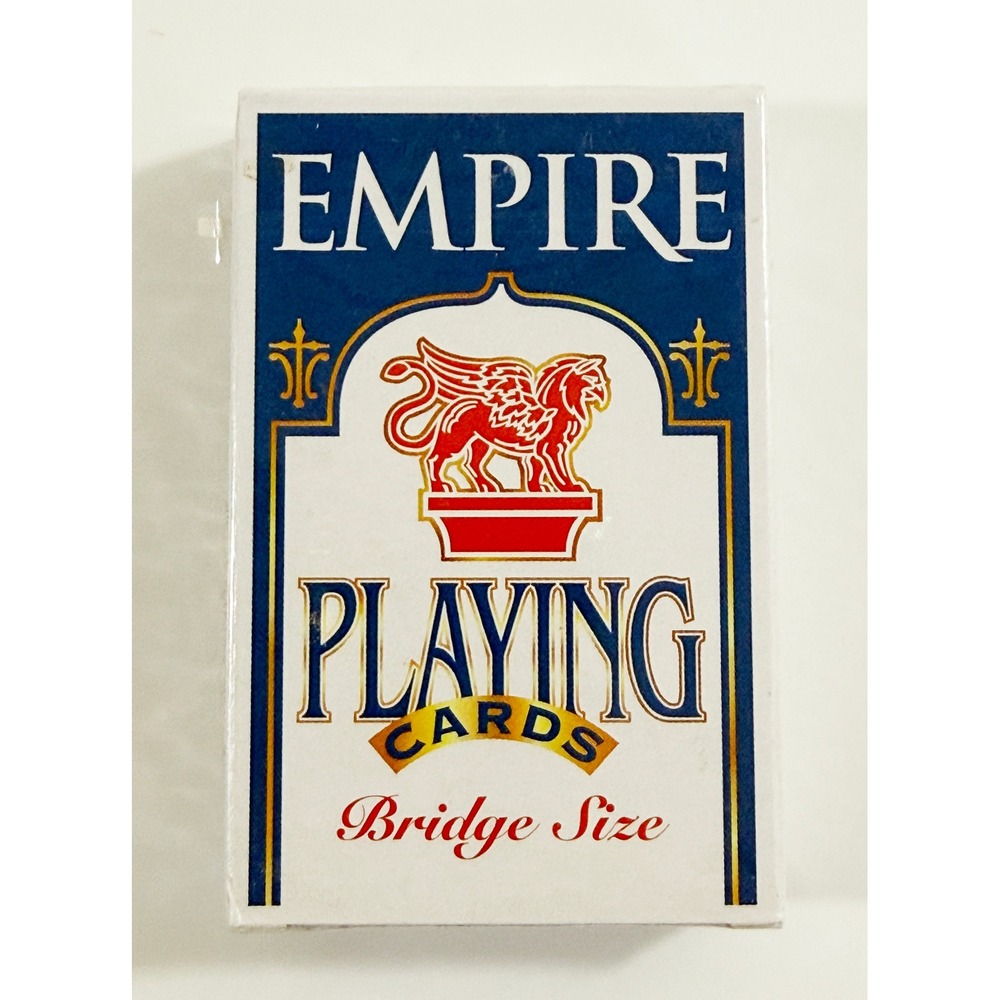 Empire Playing Cards Blue Bridge Size Tapered Deck Loftus 2004 Sealed
